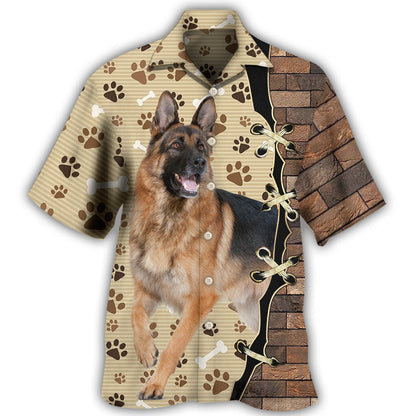 3 / Adults / S German Shepherd Cool Dog Various Style - Hawaiian Shirt 