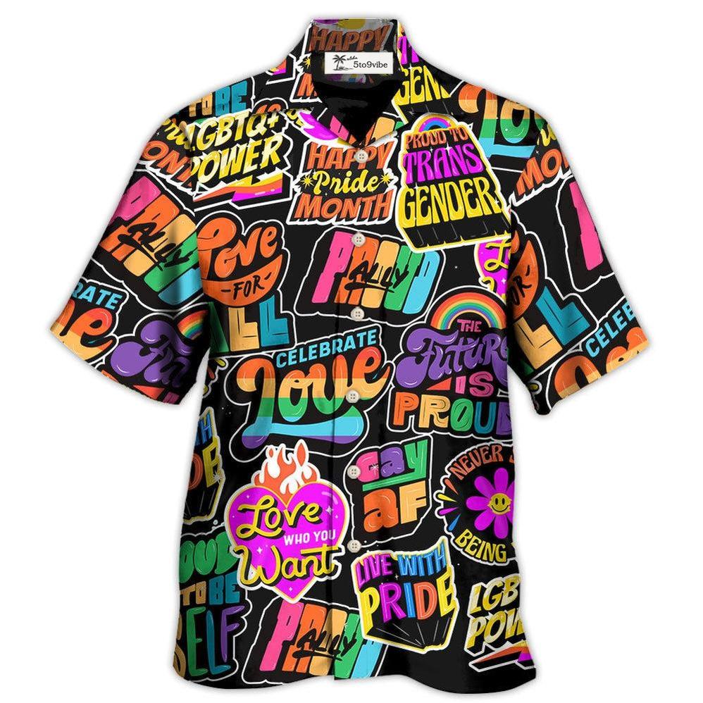 Hawaiian Shirt / Adults / S LGBT Love Is Love Pride Month - Hawaiian Shirt 