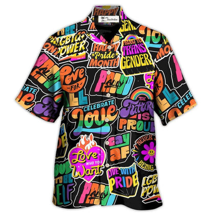 Hawaiian Shirt / Adults / S LGBT Love Is Love Pride Month - Hawaiian Shirt 