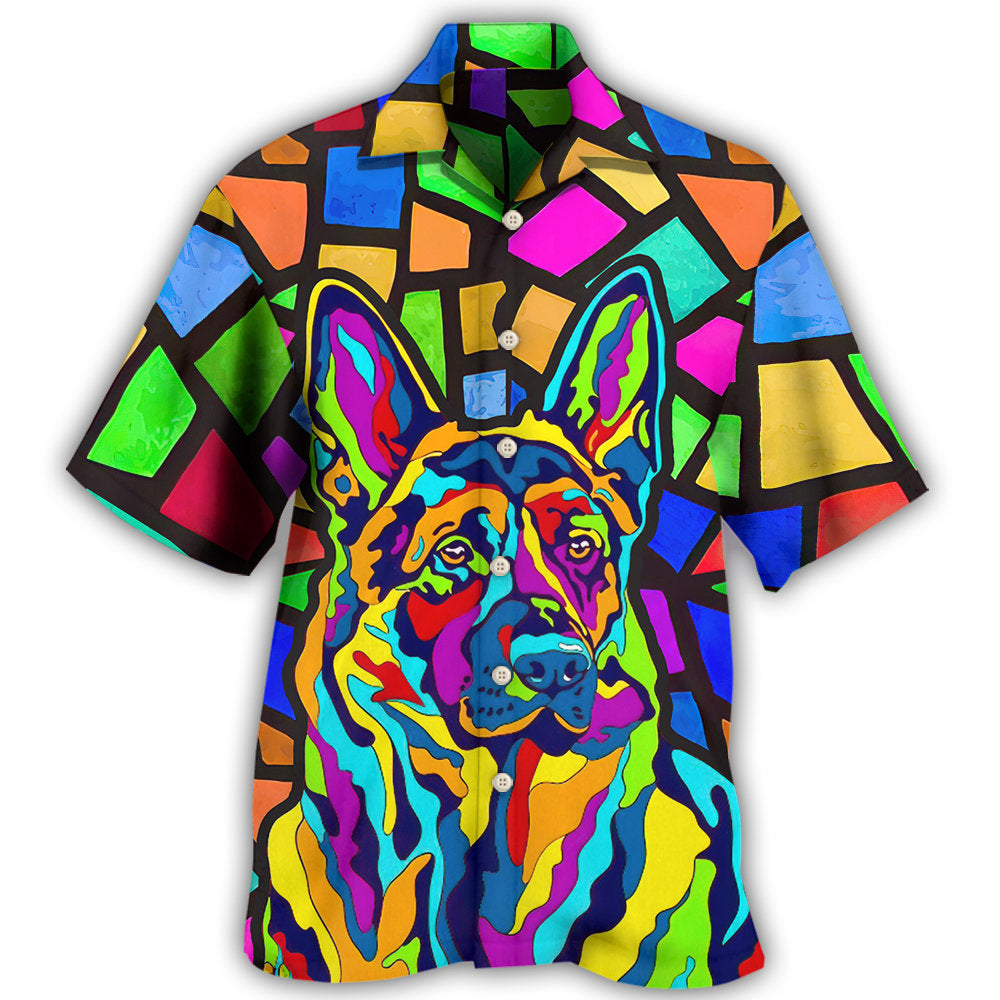 4 / Adults / S German Shepherd Cool Dog Various Style - Hawaiian Shirt 