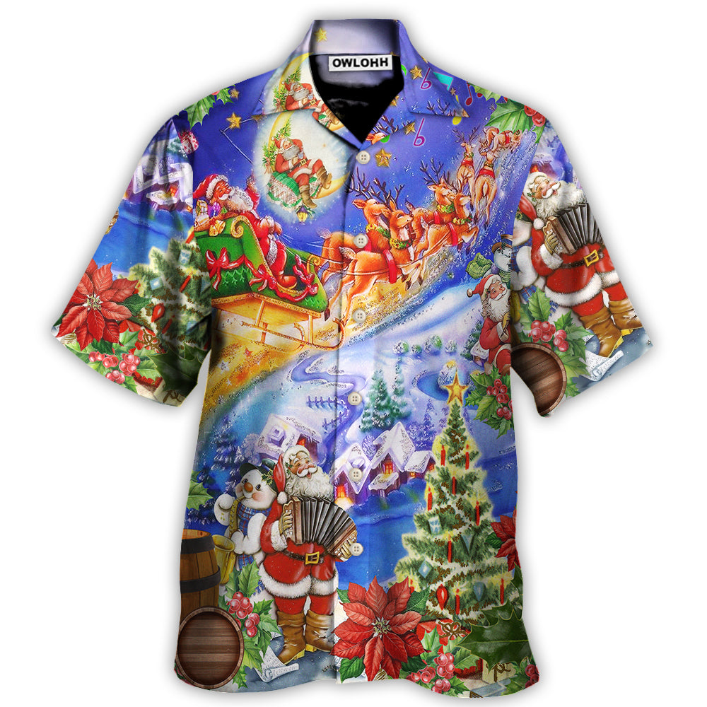 Hawaiian Shirt / Adults / S Christmas Santa Claus Love - Hawaiian Shirt 