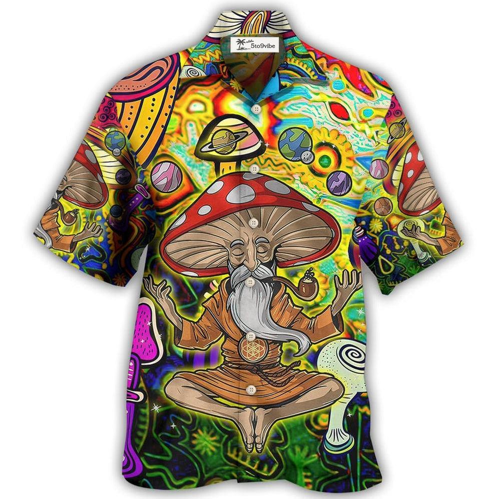 Hawaiian Shirt / Adults / S Hippie Mushroom Witch Colorful - Hawaiian Shirt 