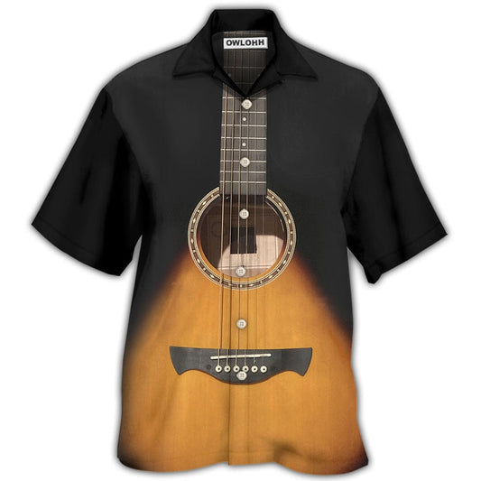 Hawaiian Shirt / Adults / S Guitar Wood Music Lover - Hawaiian Shirt 