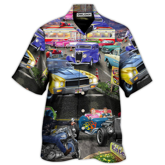 Hawaiian Shirt / Adults / S Hot Rod Lover Cool Art Style - Hawaiian Shirt 