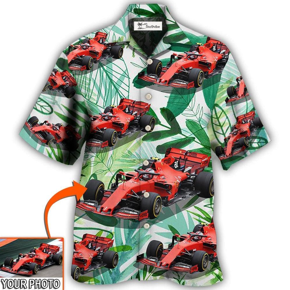 Hawaiian Shirt / Adults / S Car Formula One Tropical Custom Photo - Hawaiian Shirt 