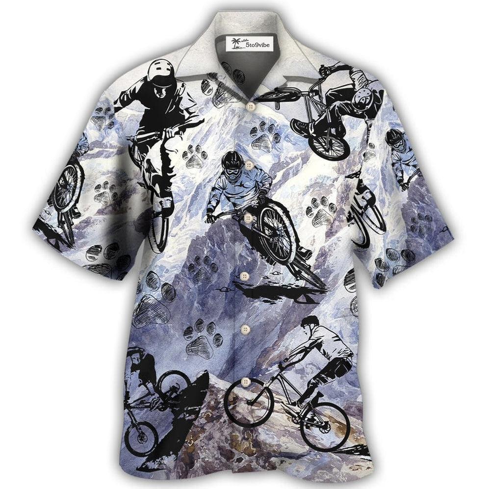 Hawaiian Shirt / Adults / S Bike I Like Dogs - Hawaiian Shirt 