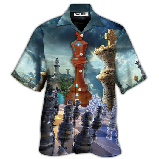 Hawaiian Shirt / Adults / S Chess Amazing Life Is A Chess Game Don't Waste A Move - Hawaiian Shirt 