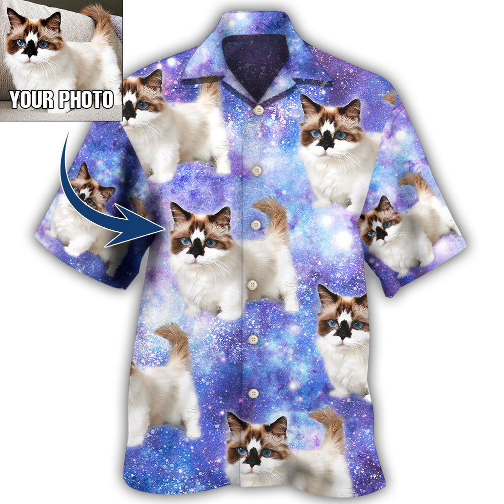 5 / Adults / S Cat Various Style Custom Photo - Hawaiian Shirt 