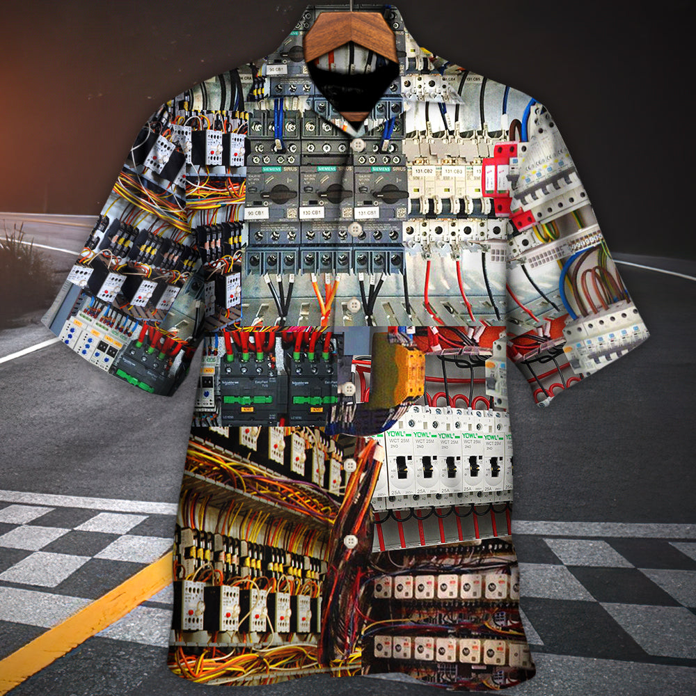 Electrician Have No Fear The Electrician - Hawaiian Shirt 