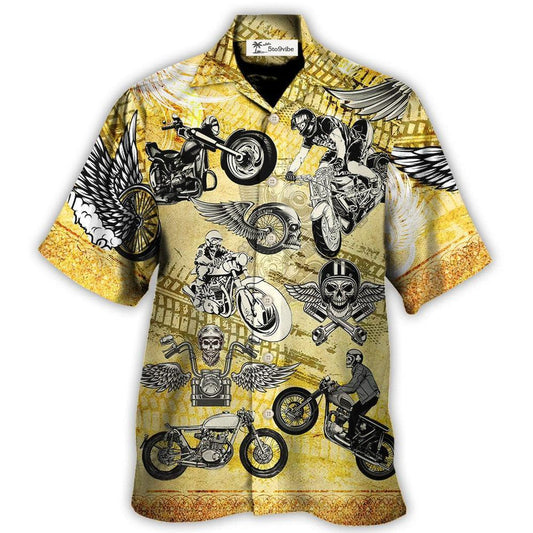 Hawaiian Shirt / Adults / S Motorcycle Life Is Short - Hawaiian Shirt 
