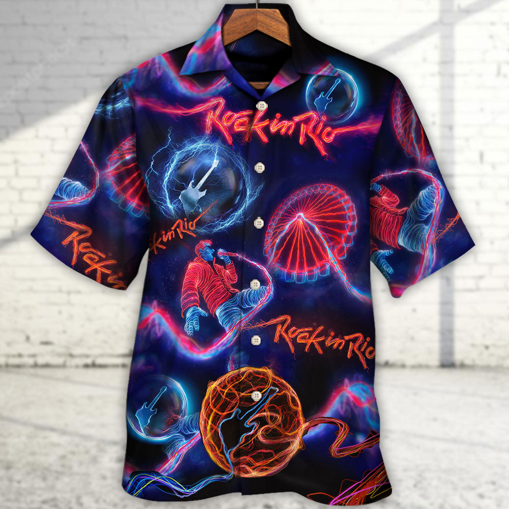 Rock In Rio Music Lover Amazing Style - Hawaiian Shirt 
