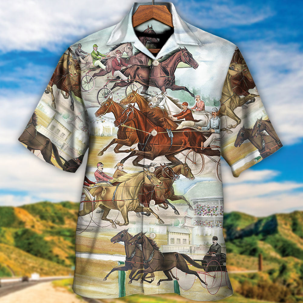Harness Racing Horse Racing The Best Seat - Hawaiian Shirt 