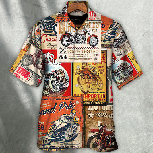 Motorcycle If You Can Still Hear Your Fears, Drop A Gear - Hawaiian Shirt - Owl Ohh 