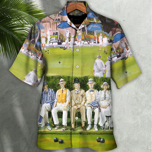 Lawn Bowling This Is My Family - Hawaiian Shirt 