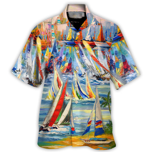 Sailing Every Time I Slip Into The Ocean, It’s Like Going Home - Hawaiian Shirt