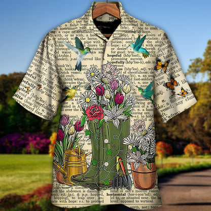 Gardening Into the Garden I Go to Lose My Mind Find My Soul - Hawaiian Shirt