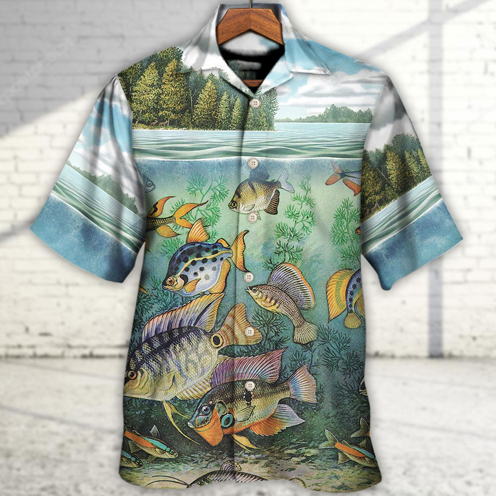 Fishing Eat Sleep Fish And Repeat - Hawaiian Shirt