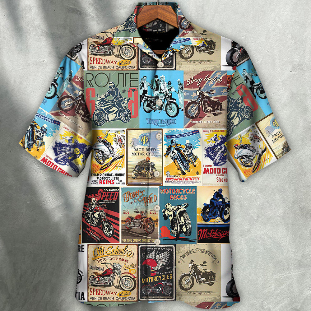 Motorcycle A Long Ride Is The Answer To Your Questions You Will Soon Forget - Hawaiian Shirt - Owl Ohh 