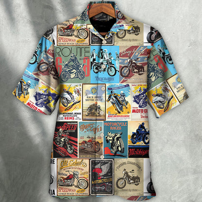Motorcycle A Long Ride Is The Answer To Your Questions You Will Soon Forget - Hawaiian Shirt - Owl Ohh 