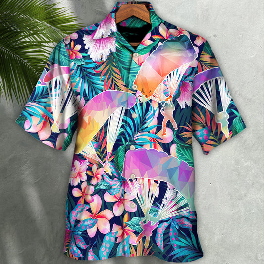 Parasailing My Favorite Thing To Do Is Go Where I've Never Been - Hawaiian Shirt