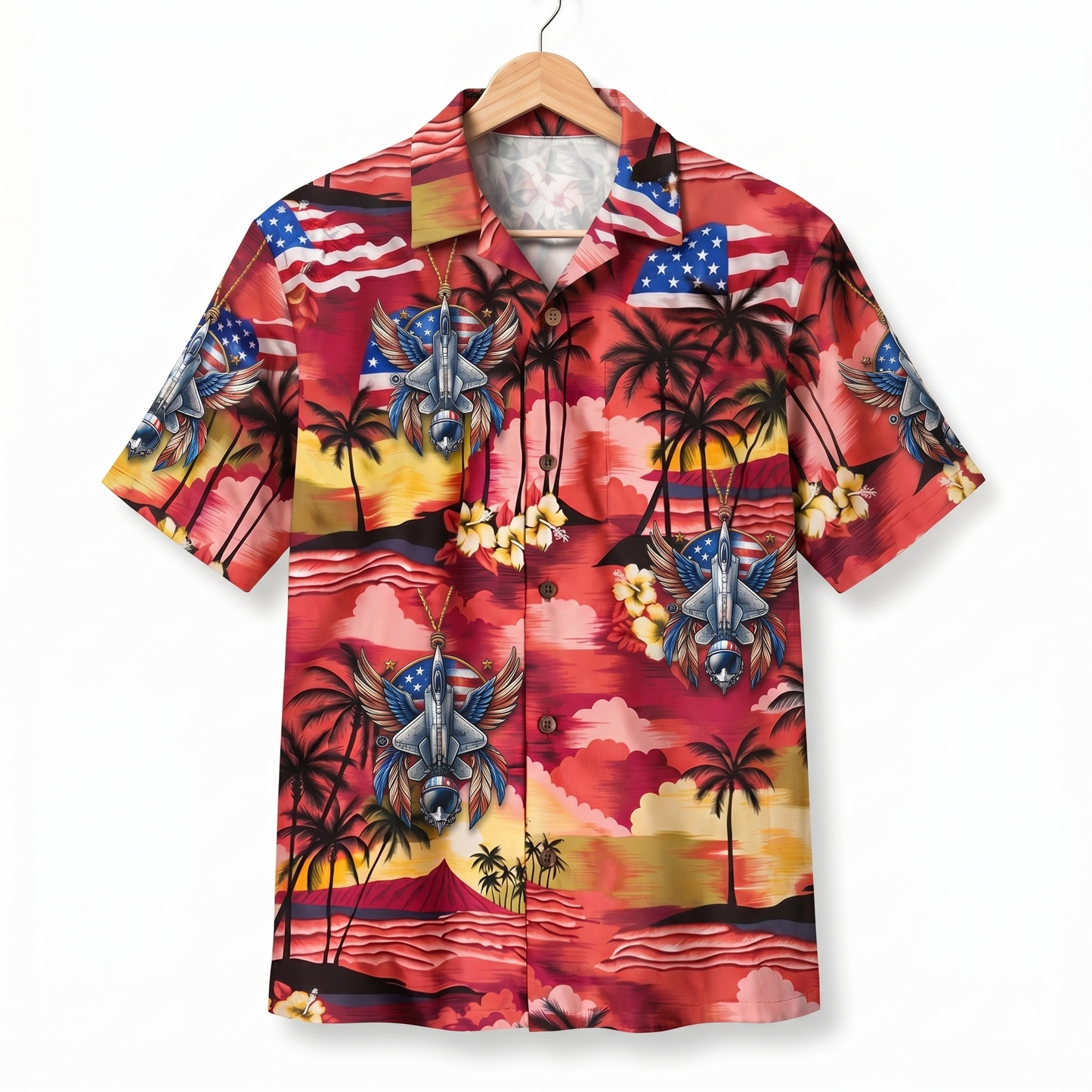 Air Force Patriotic Veteran 250 Years America Premium Unisex Hawaiian Shirt For Men and Women