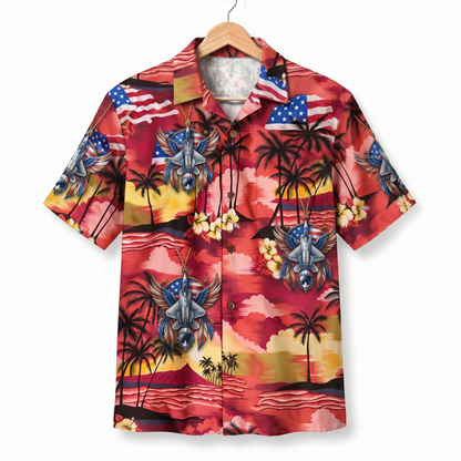Air Force Patriotic Veteran 250 Years America Premium Unisex Hawaiian Shirt For Men and Women