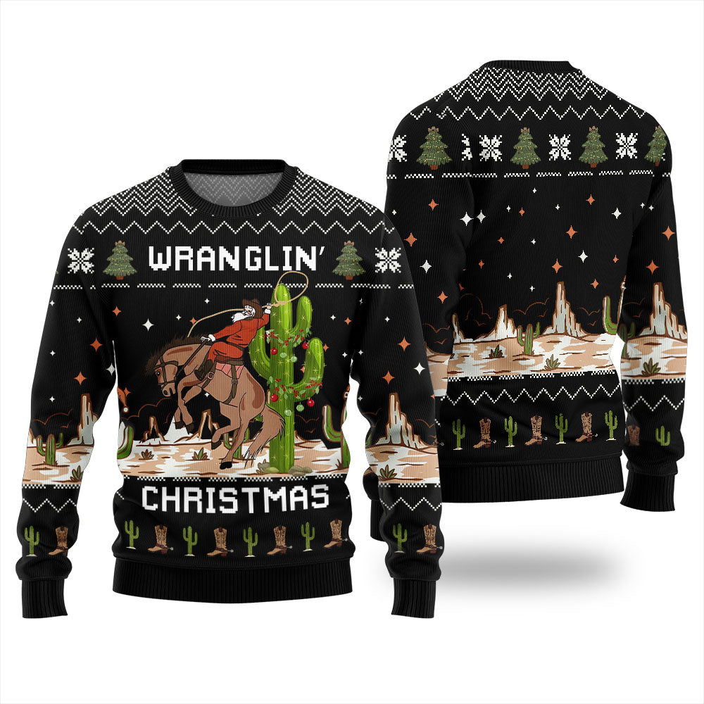 Wrangling Ugly Christmas Sweater