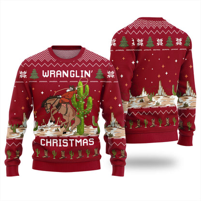 Wrangling Ugly Christmas Sweater