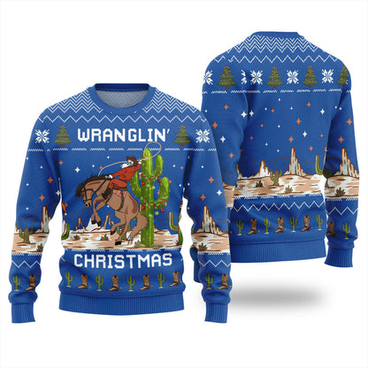 Wrangling Ugly Christmas Sweater