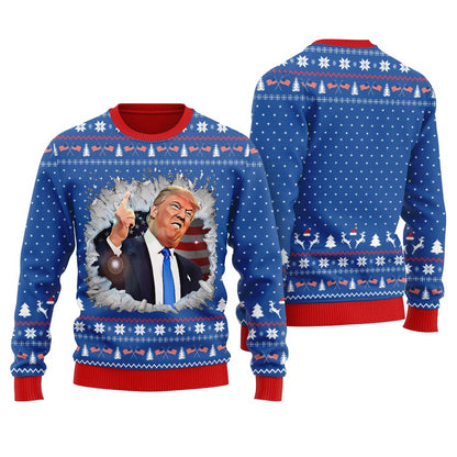 President Make American Great Again Men's Christmas Sweater