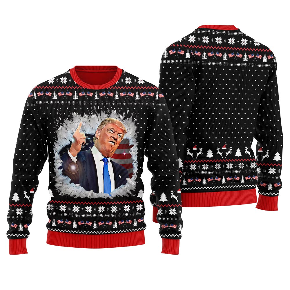 President Make American Great Again Men's Christmas Sweater