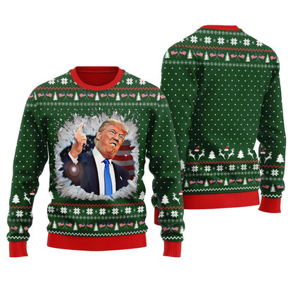 President Make American Great Again Men's Christmas Sweater