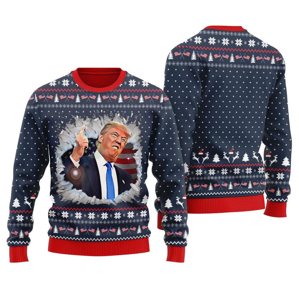 President Make American Great Again Men's Christmas Sweater