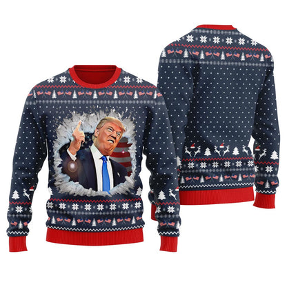 President Make American Great Again Men's Christmas Sweater