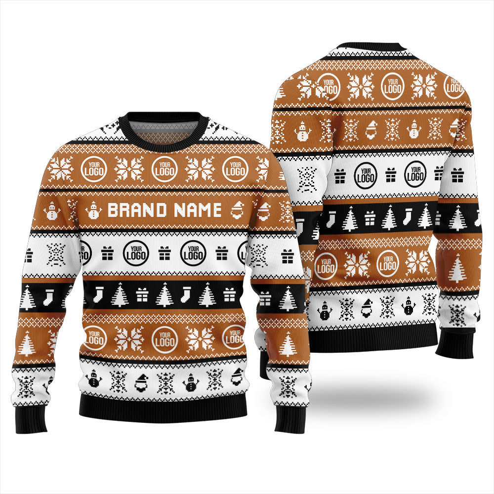 Custom Logo For Brand Christmas Sweater