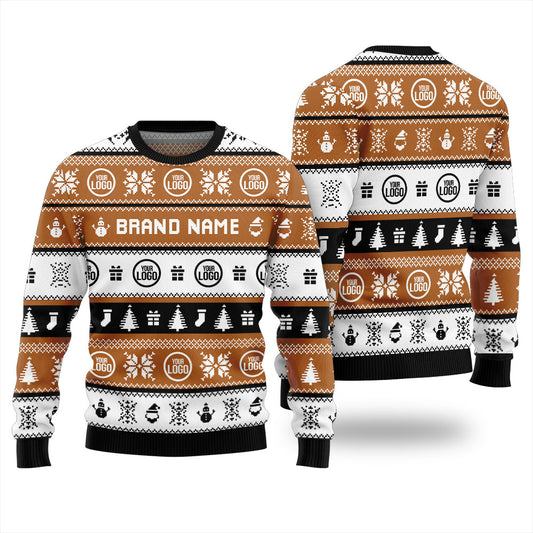 Custom Logo For Brand Christmas Sweater