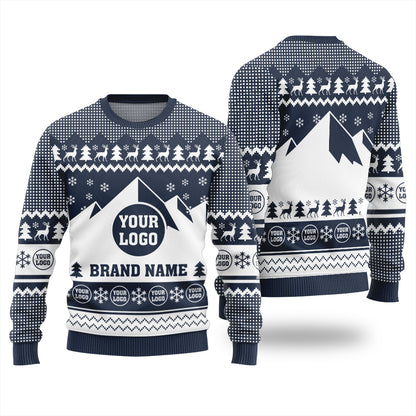 Personalized Logo Brand Christmas Sweater