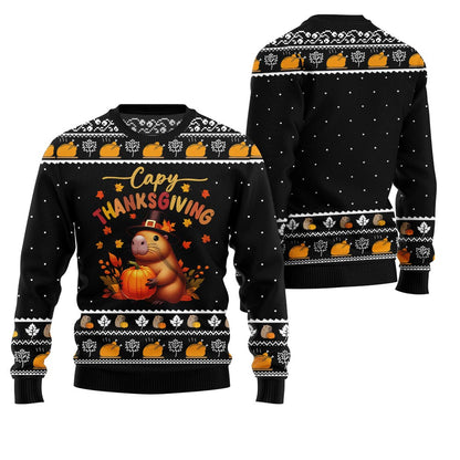 Capy Thanksgiving Ugly Sweater
