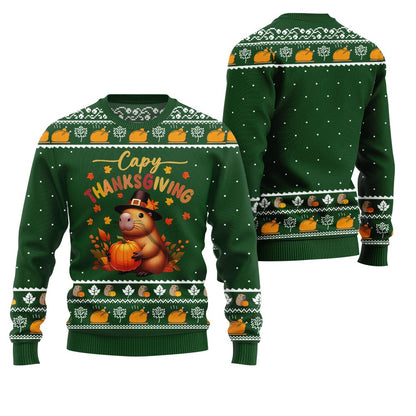 Capy Thanksgiving Ugly Sweater
