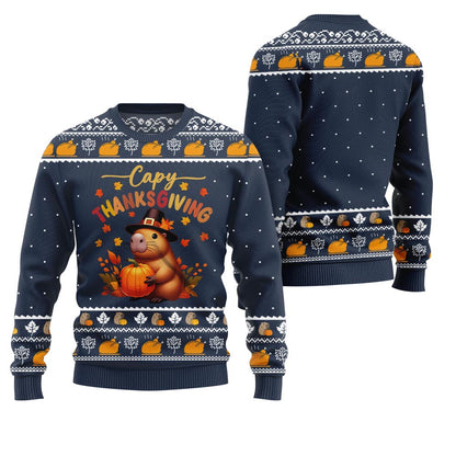 Capy Thanksgiving Ugly Sweater