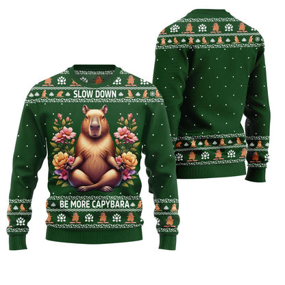 Slow Capy Funny Christmas Sweater