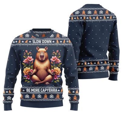 Slow Capy Funny Christmas Sweater