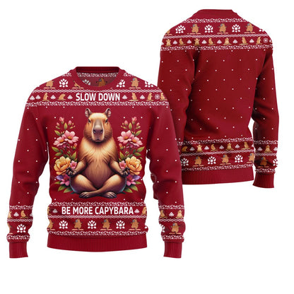 Slow Capy Funny Christmas Sweater