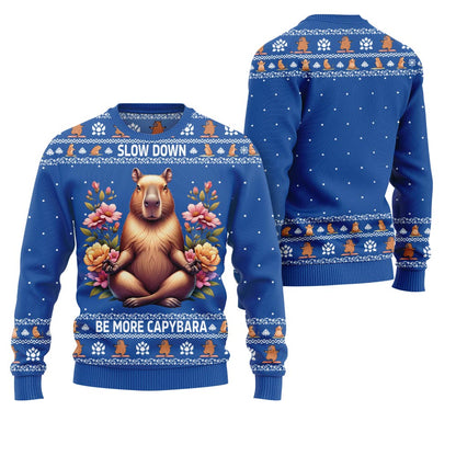 Slow Capy Funny Christmas Sweater