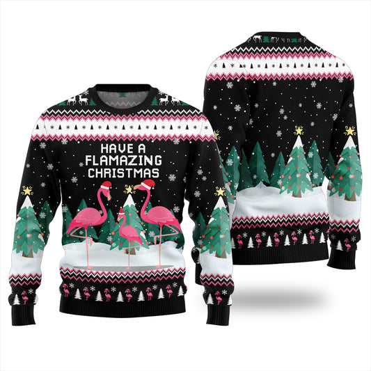Flamazing Funny Ugly Christmas Sweater