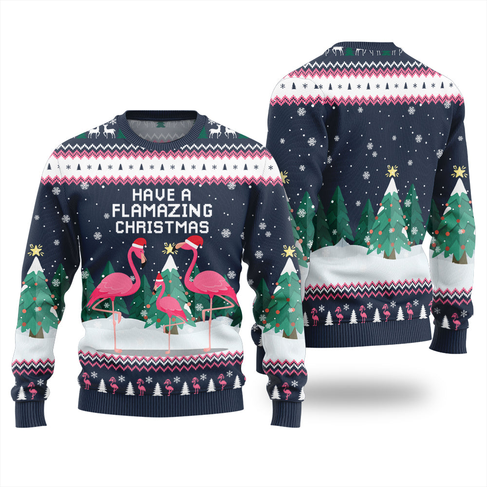 Flamazing Funny Ugly Christmas Sweater