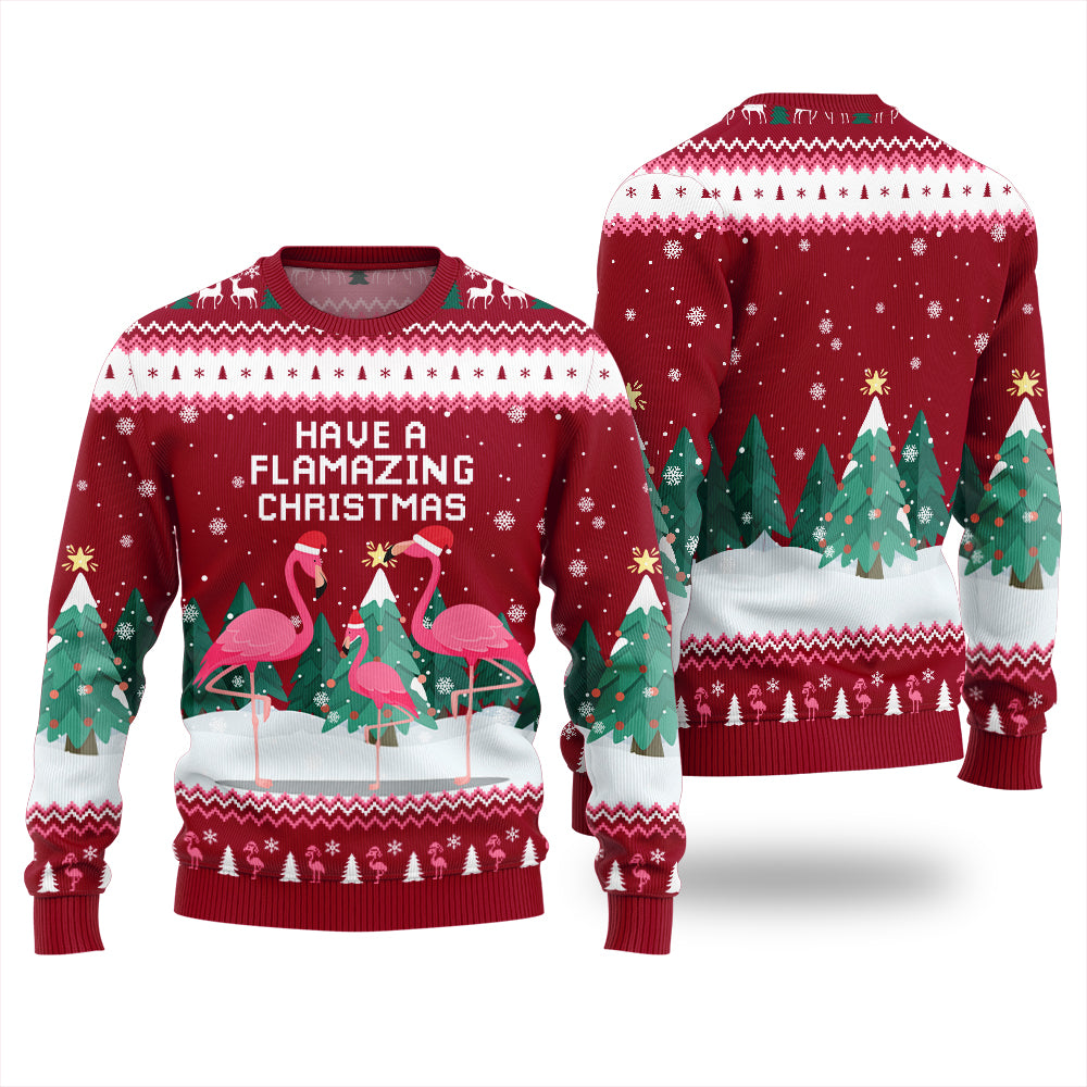 Flamazing Funny Ugly Christmas Sweater