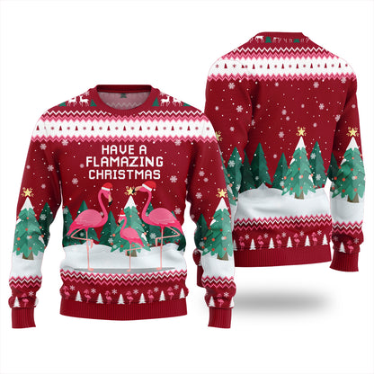 Flamazing Funny Ugly Christmas Sweater