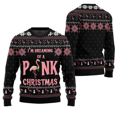 Flamingo Pinky Ugly Christmas Sweater