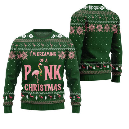 Flamingo Pinky Ugly Christmas Sweater